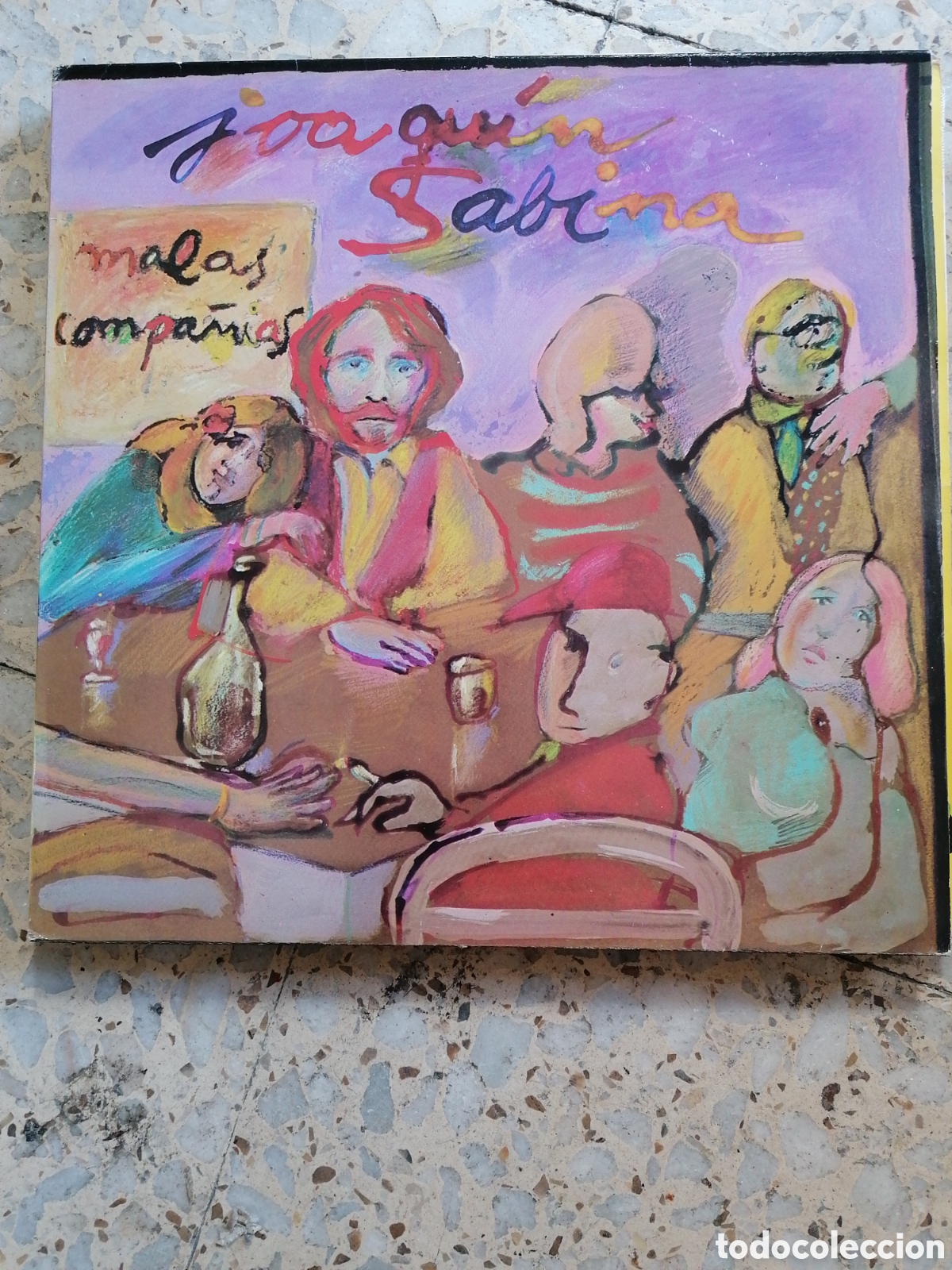 Discos de vinilo: LP JOAQUIN SABINA MALAS COMPA&Ntilde;IAS 1982 INSERT