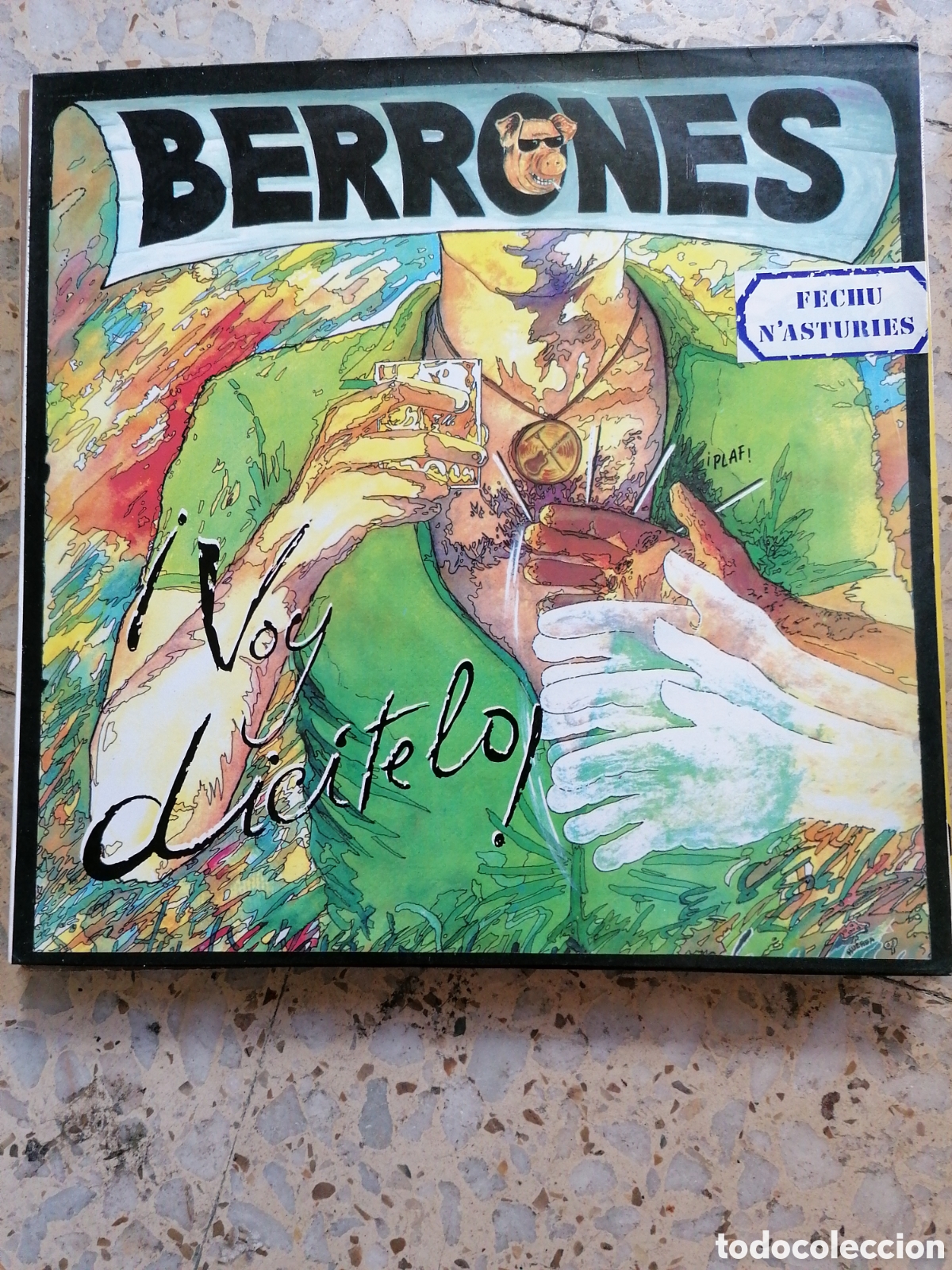 Discos de vinilo: LP BERRONES VOY DICITELO 1989 INSERT
