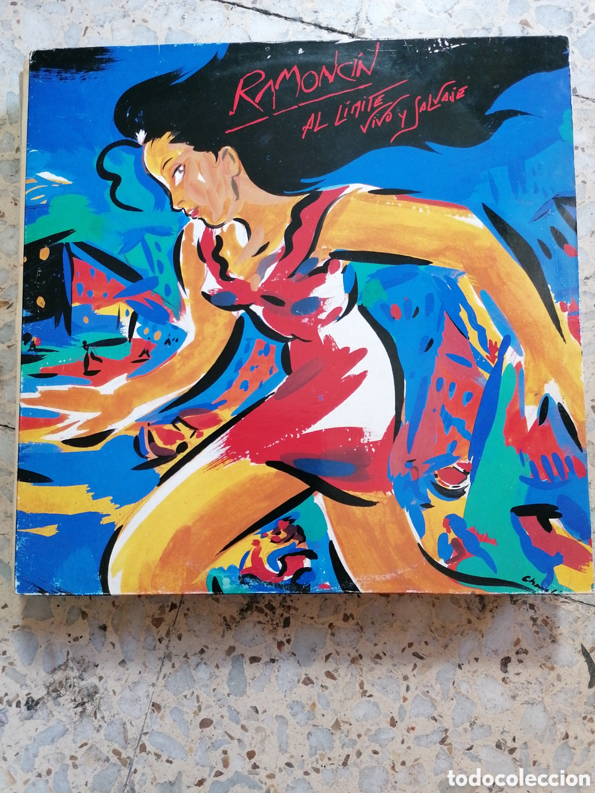 Discos de vinilo: 2 LP RAMONCIN AL LIMITE VIVO Y SALVAJE 1990 PORTADA DOBLE