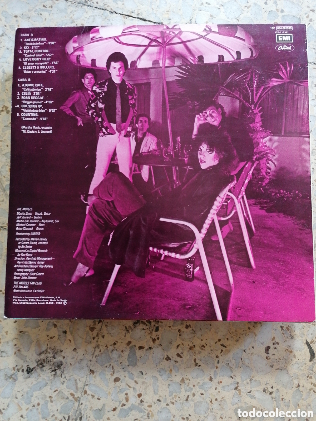 Discos de vinilo: LP MOTELS 1980 ESPA&Ntilde;A EX - Foto 2
