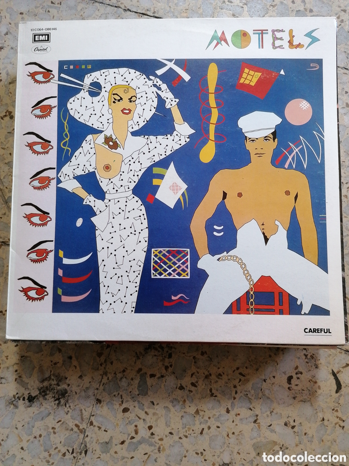 Discos de vinilo: LP MOTELS CAREFUL 1980 ESPA&Ntilde;A EX