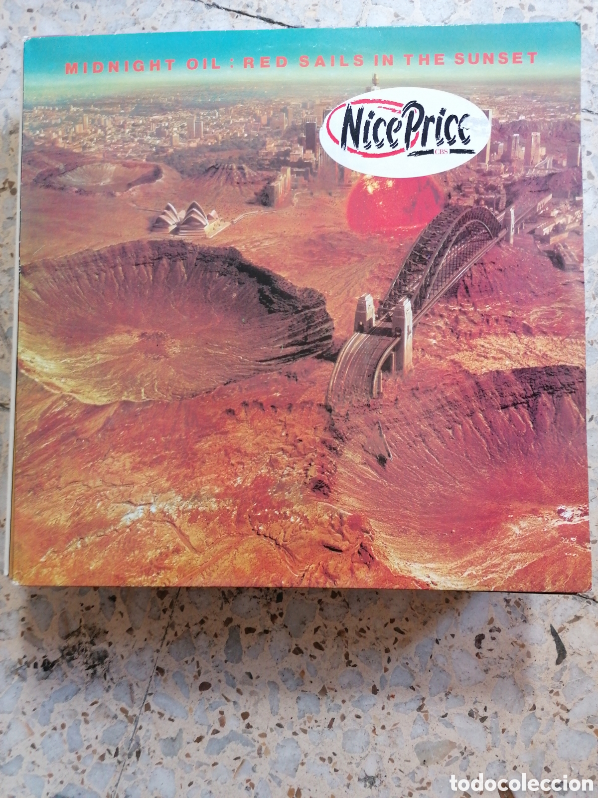 Discos de vinil: LP MIDNIGHT OIL RED SAILS IN THE SUNSET 1985 UK