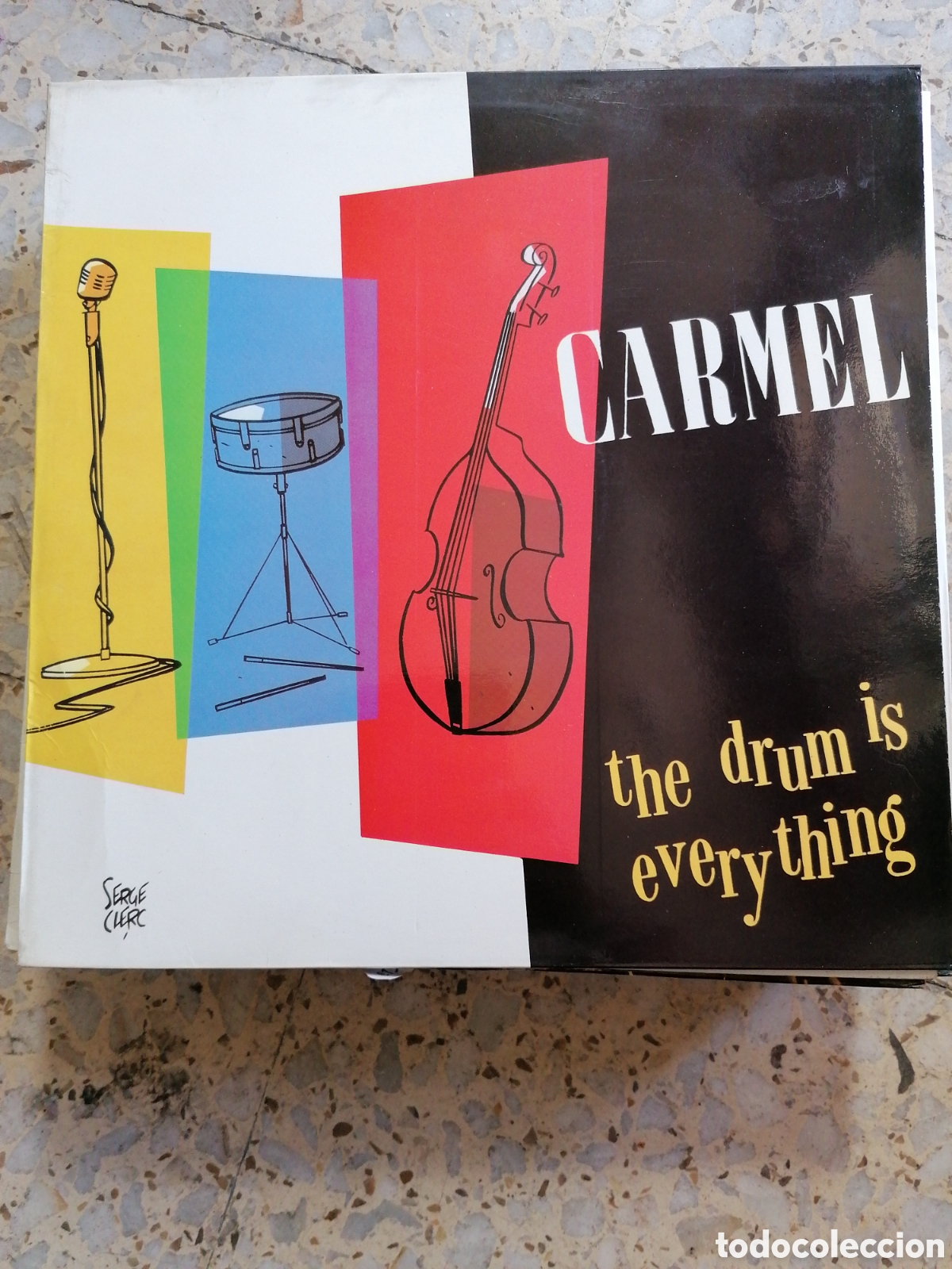 Vinyl records: LP CARMEL THE DRUM IS EVERYTHING 1990 ESPA&Ntilde;A EX