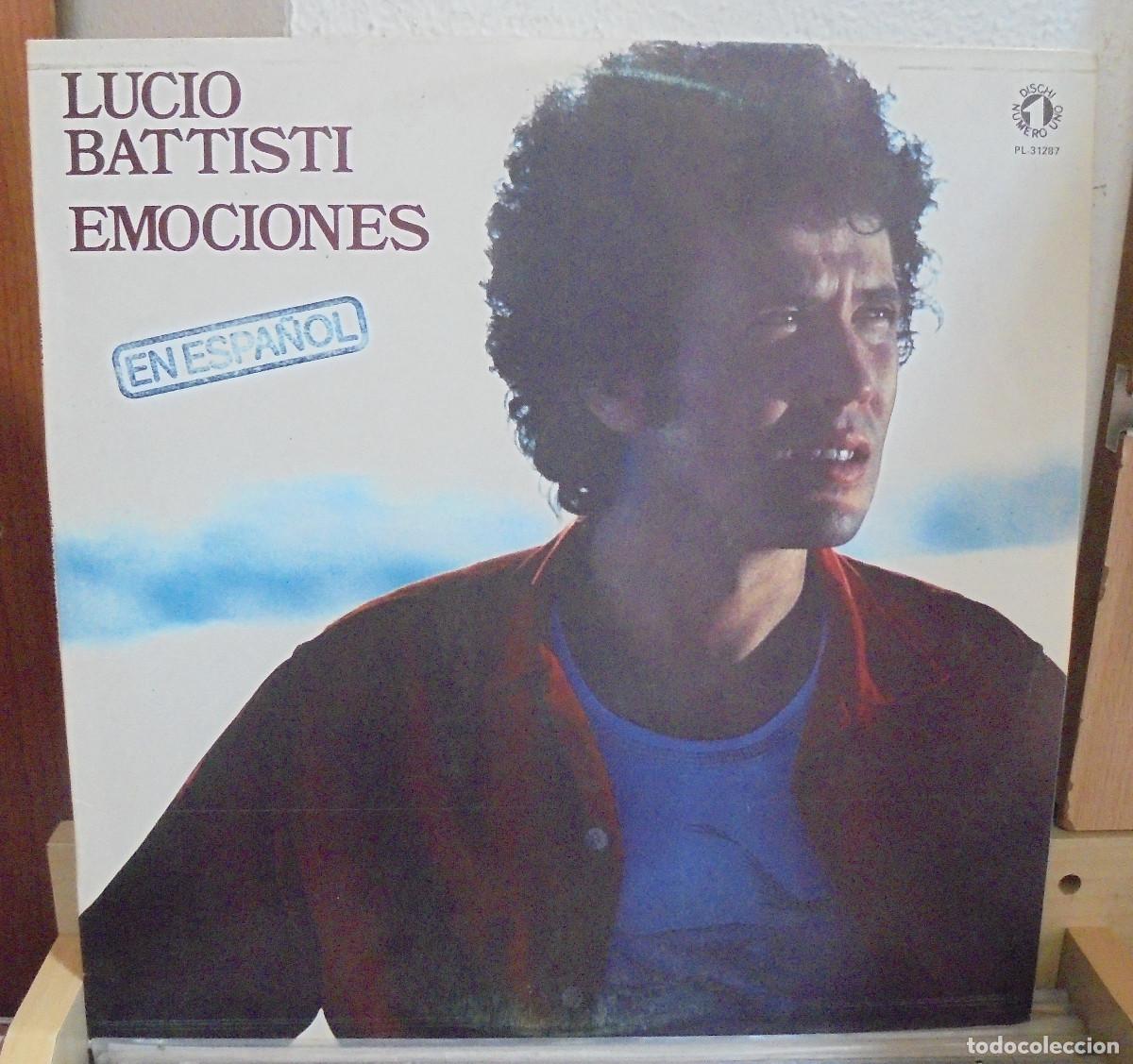 Discos de vinilo: Lucio Battisti. Emociones. RCA 1977 -- LP