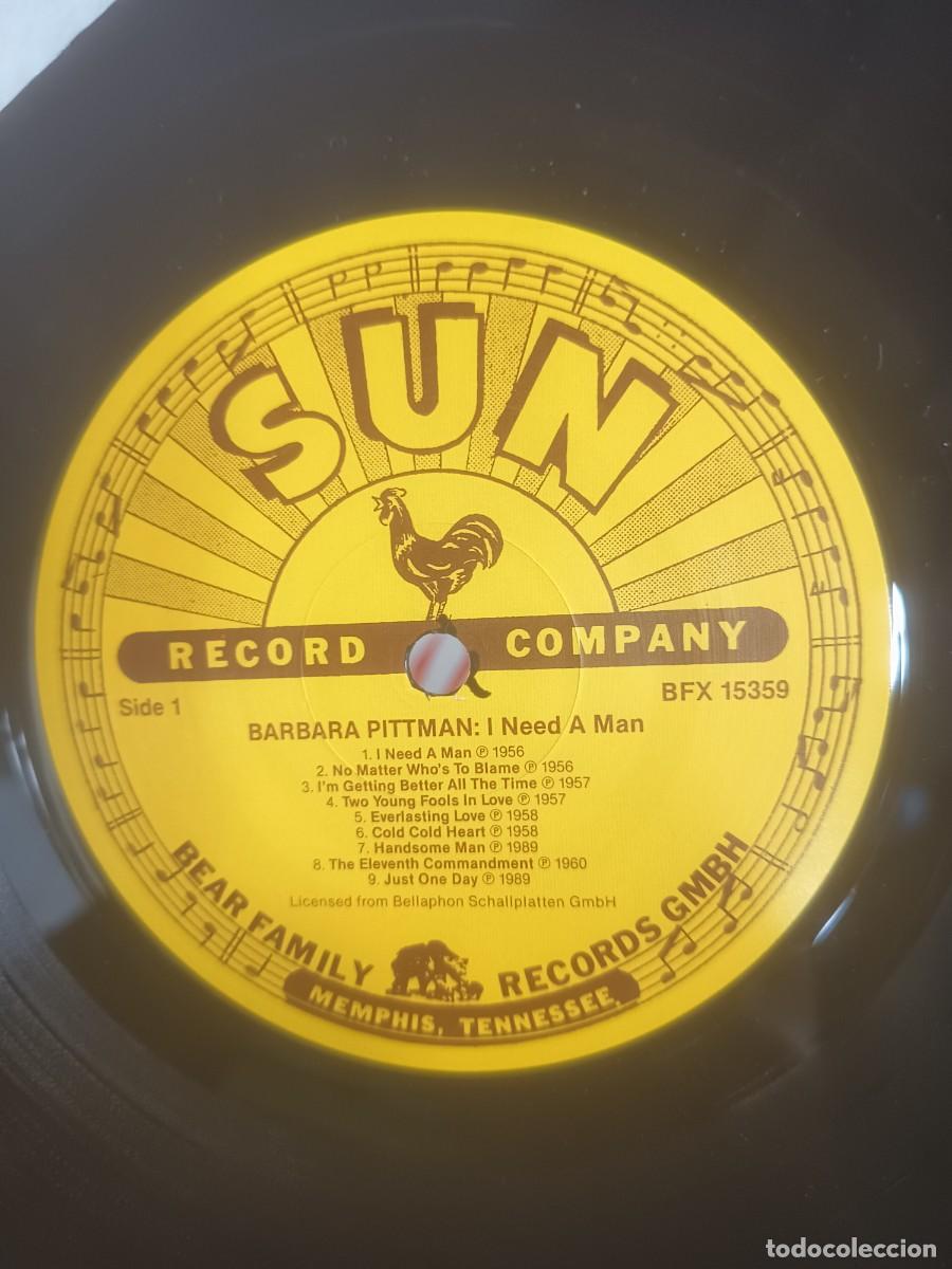Discos de vinilo: DISCO LP BARBARA PITMAN,( I NEED A MAN) - Foto 3