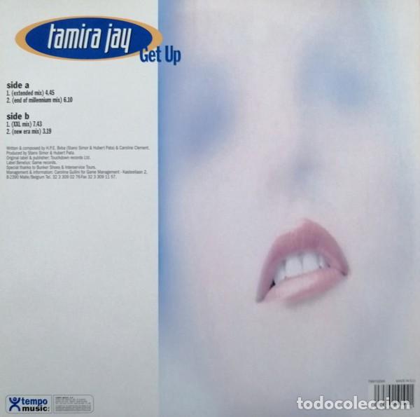 Discos de vinilo: Tamira Jay &lrm;&ndash; Get Up-MAXI SINGLE-SPAIN-1999 - Foto 2