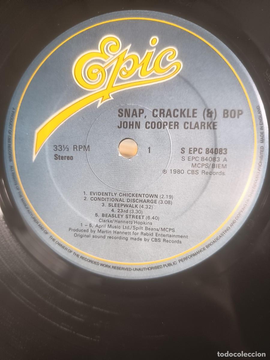 Discos de vinilo: DISCO LP JOHN COOPER CLARKE - Foto 3