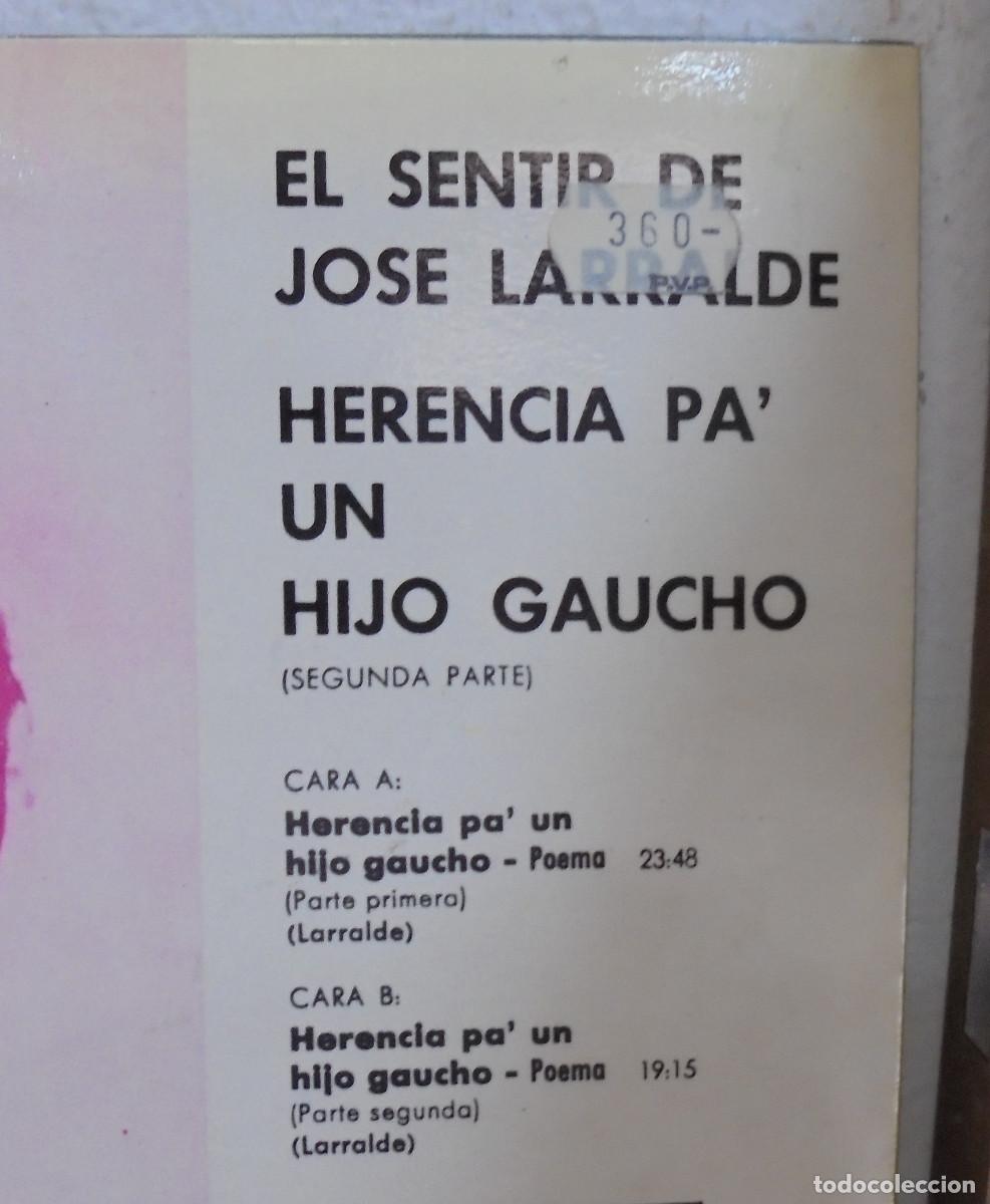 Discos de vinilo: El sentir de Jos&eacute; Larralde -- LP - Foto 3