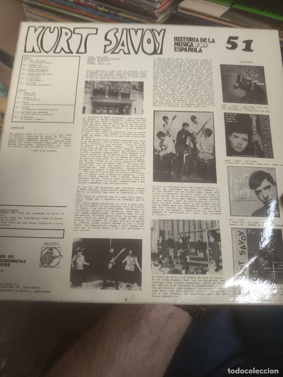 Discos de vinilo: DISCO LP KURT SAVOY Y EL FULL AND ROCK - Foto 2