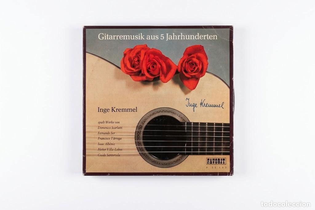 Discos de vinilo: INGE KREMMEL GUITARRA CLASICA - GITARREMUSIK AUS 5 JAHRHUNDERTEN - FIRMADO AUTOGRAFO - LP FAVORIT F