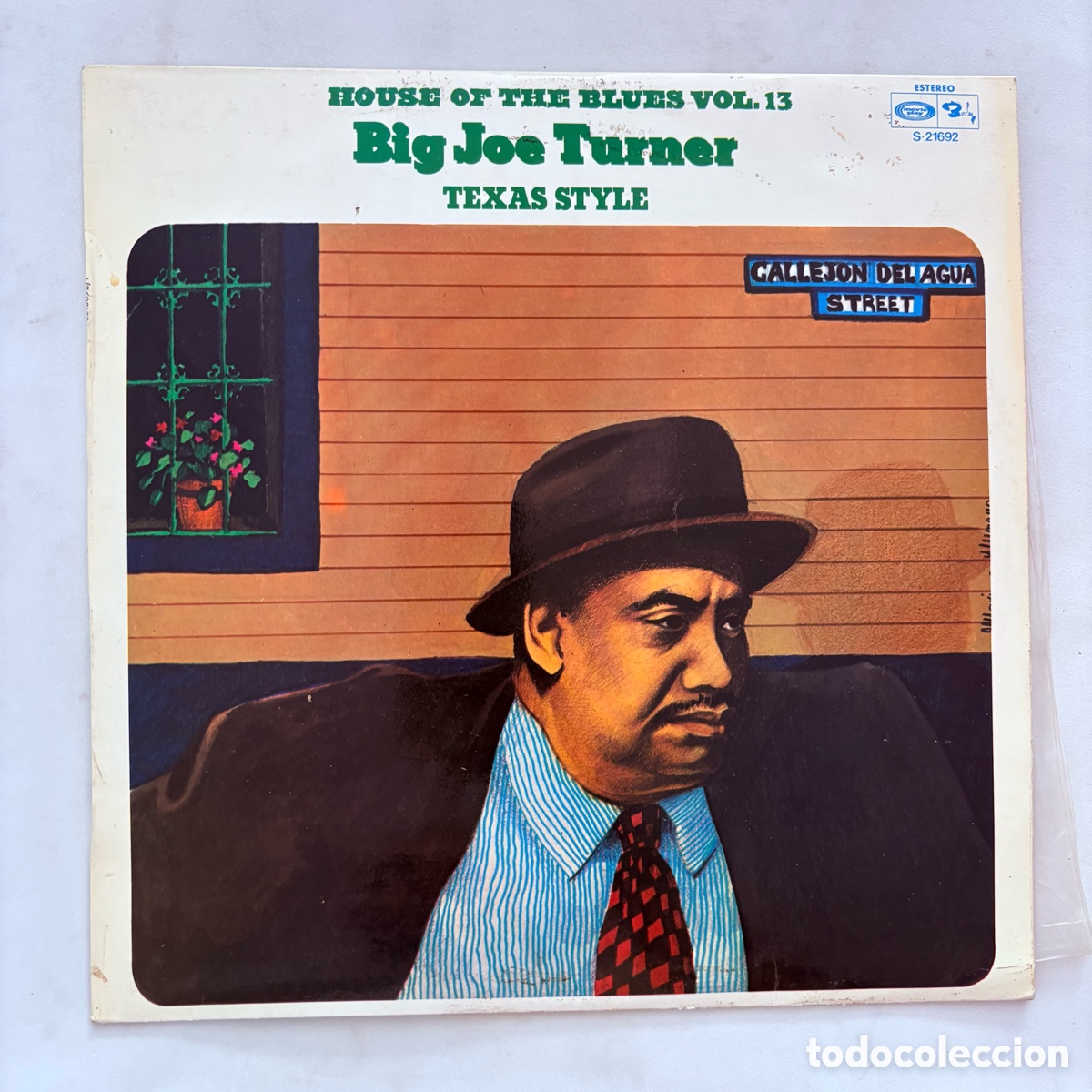Discos de vinilo: lp Big Joe Turner &lrm;&ndash; Texas Style edicion espa&ntilde;ola de 1975
