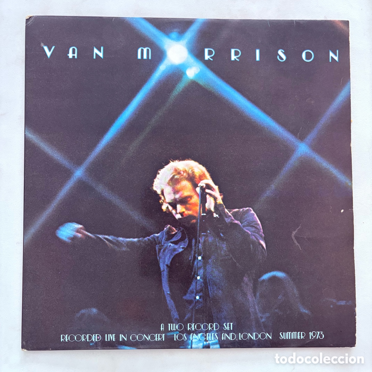 Discos de vinilo: doble lp Van Morrison &ndash; It's Too Late To Stop Now edicion espa&ntilde;ola de 1981
