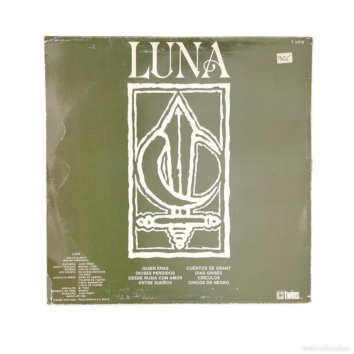 Discos de vinilo: LP. Luna. Dioses Perdidos (VG/VG) - Foto 2