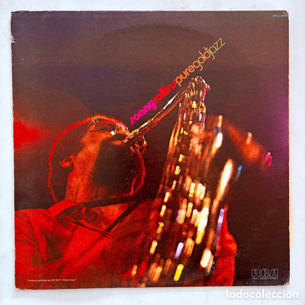 Discos de vinilo: lp Sonny Rollins &ndash; Pure Gold Jazz edicion USA de 1978