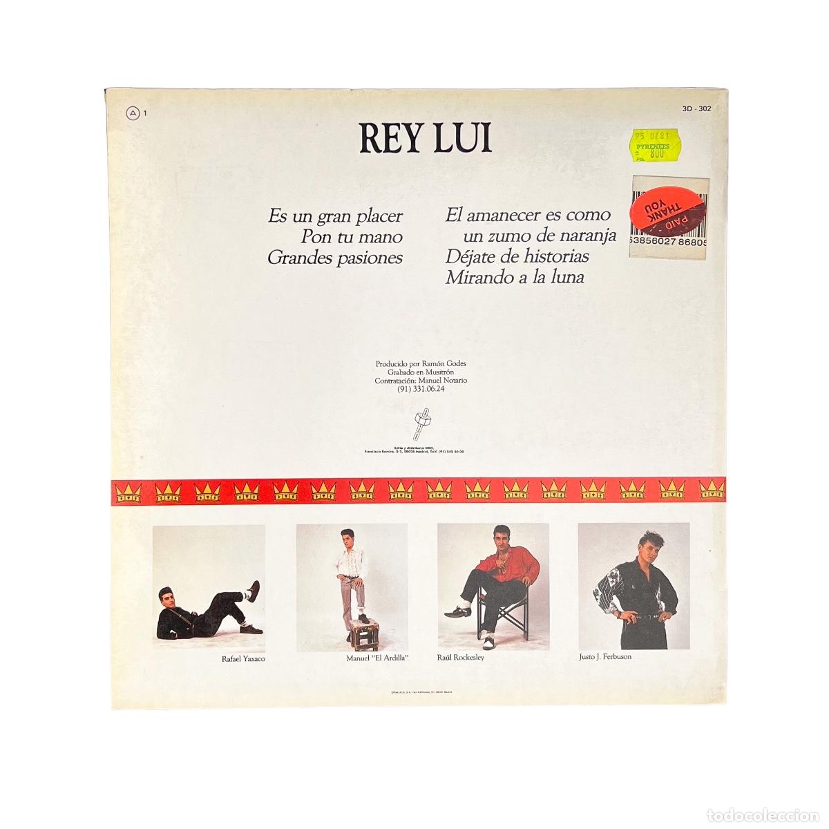 Discos de vinilo: LP. Rey Lui. Rey Lui (VG/VG+) - Foto 2