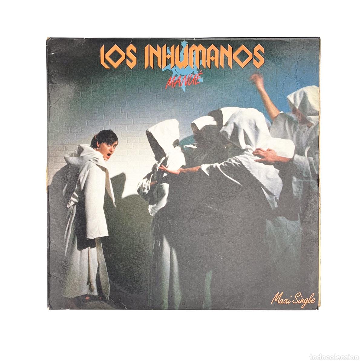 Discos de vinilo: MAXI LP. Los Inhumanos. Manu&eacute; (G+/VG)