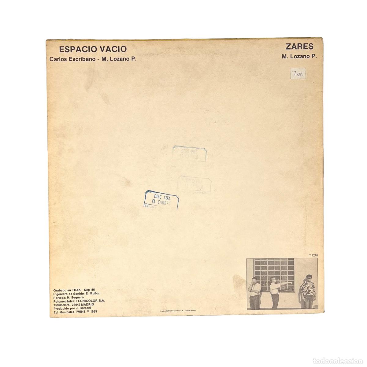 Discos de vinilo: LP. S&eacute;ptimo Sello. Espacio Vac&iacute;o (G+/VG) - Foto 2
