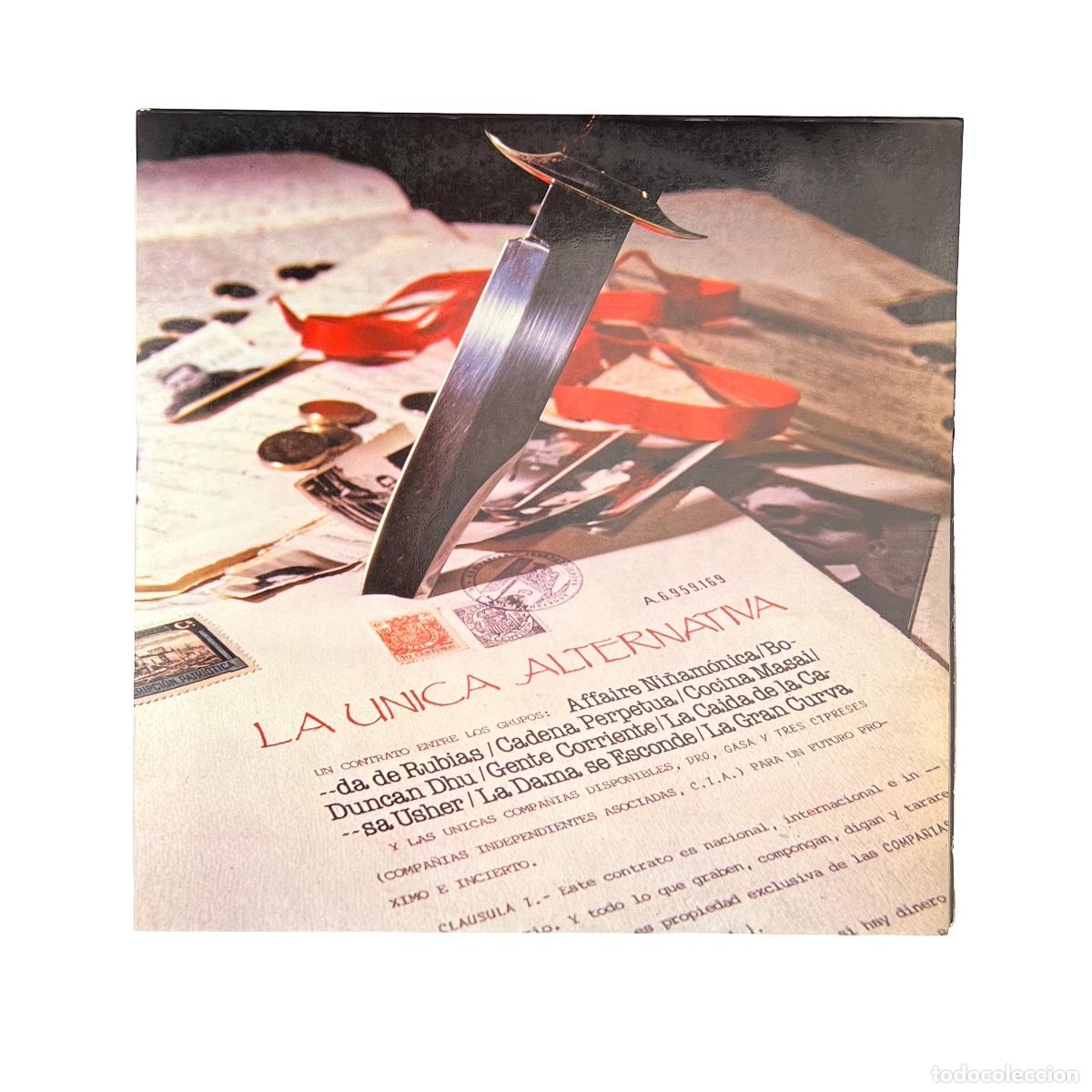 Discos de vinilo: 2xLP. Various. La Unica Alternativa (G/VG)