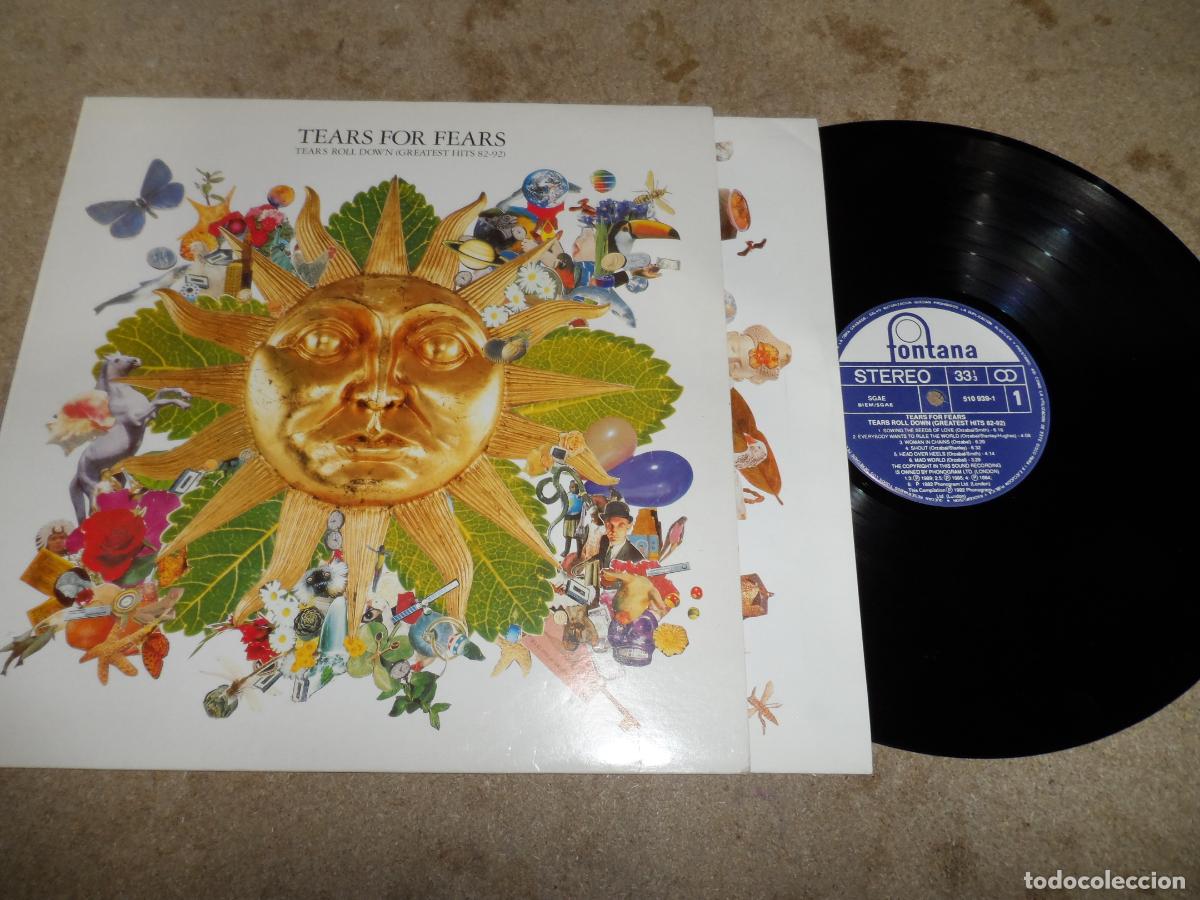 Discos de vinilo: Tears For Fears &lrm;&ndash; Tears Roll Down (Greatest Hits 82-92) (SPAIN 1992)