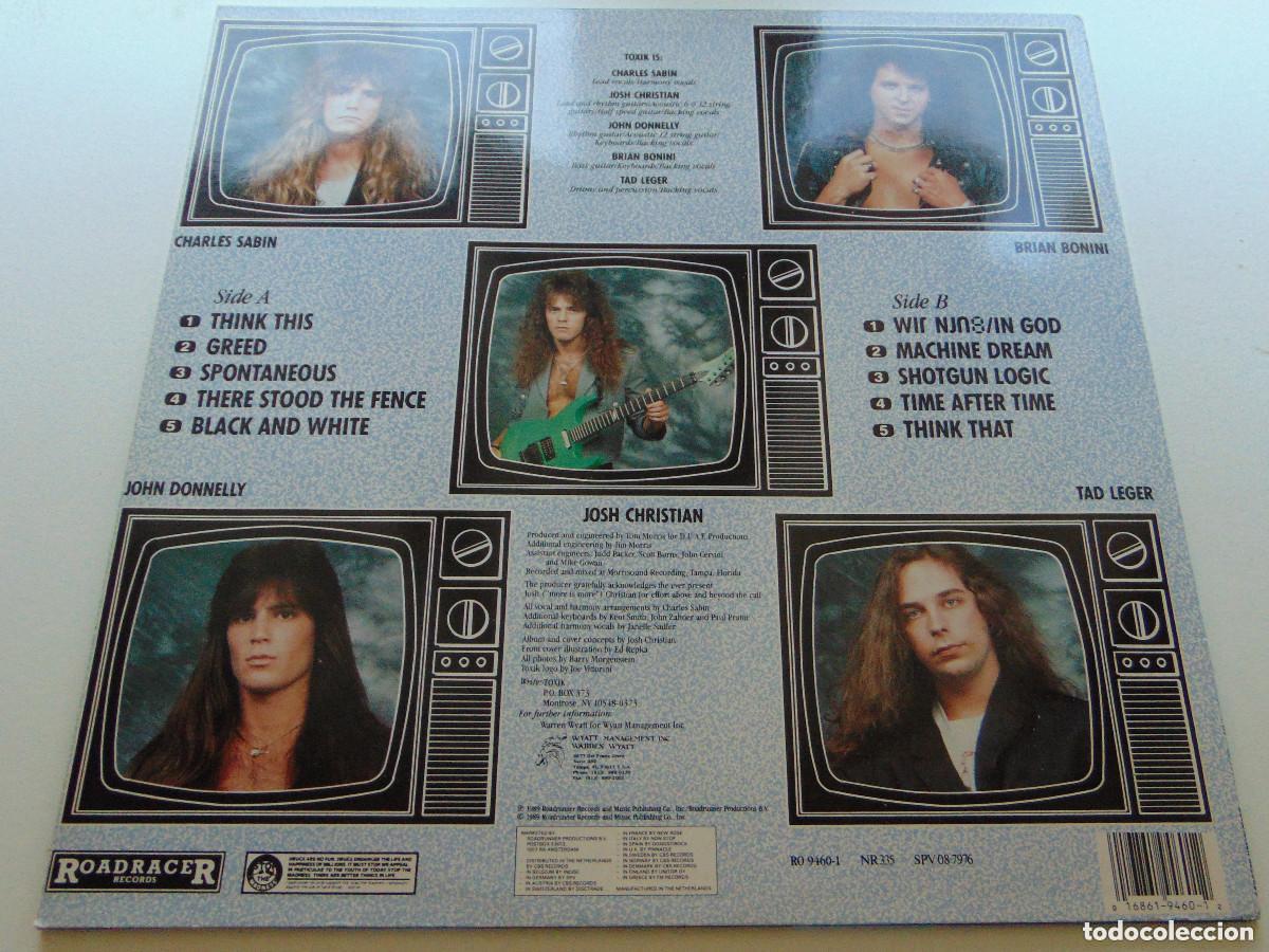 Discos de vinilo: TOXIK&ndash; Think This LP 1989 - Foto 2
