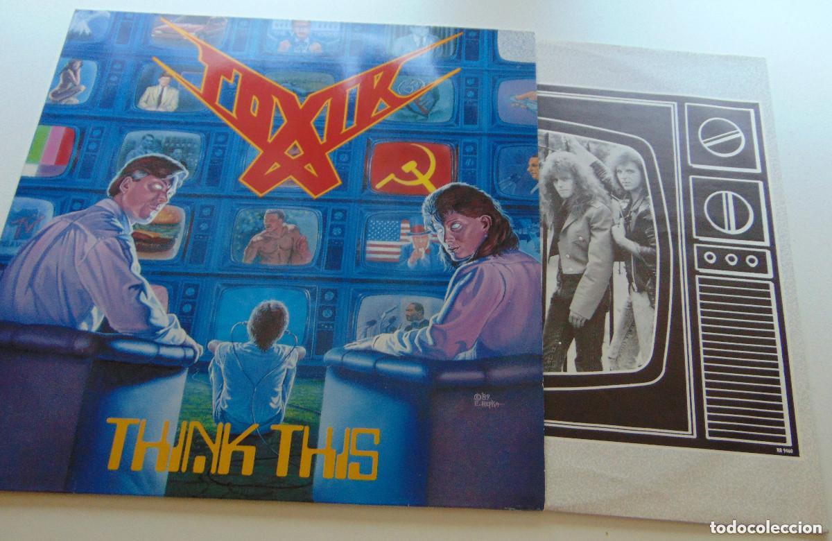 Discos de vinilo: TOXIK&ndash; Think This LP 1989 - Foto 3