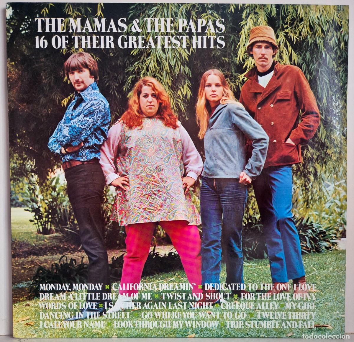 Discos de vinilo: The Mamas & the Papas - 16 of their greatest hits. LP vinilo. Recopilatorio