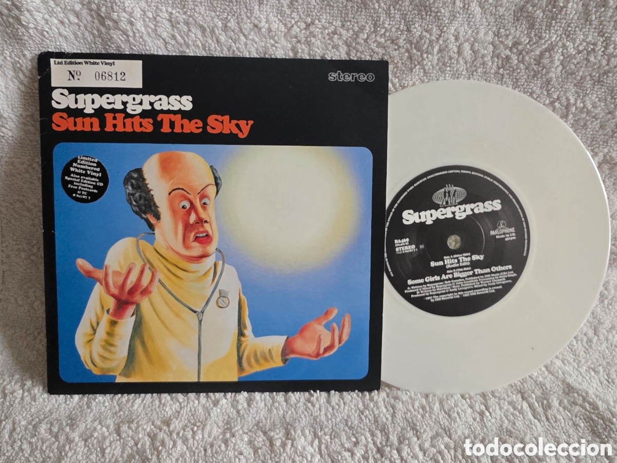 Discos de vinilo: Supergrass Sun girls are bigger the others / picture edici&oacute;n limitada numerada
