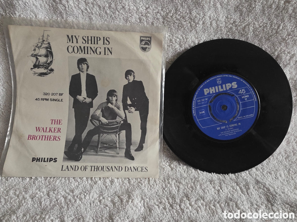Discos de vinilo: The Walker Brothers&nbsp;&ndash;&nbsp;My Ship Is Coming In Made in Holland 1965