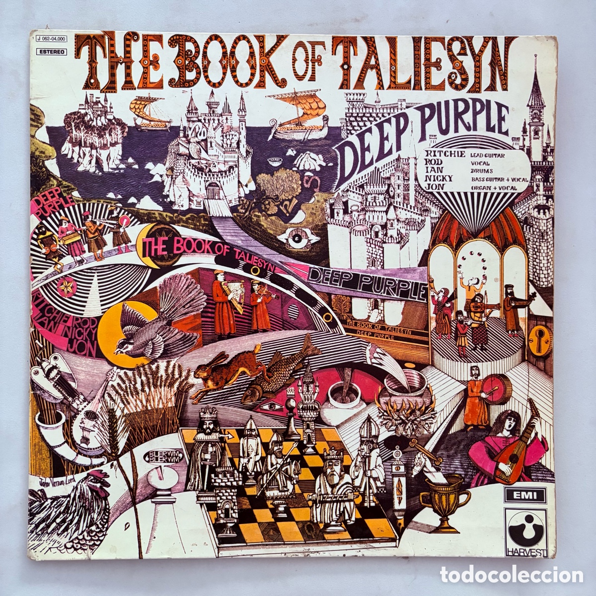 Discos de vinilo: lp Deep Purple &ndash; The Book Of Taliesyn edicion espa&ntilde;ola de 1973