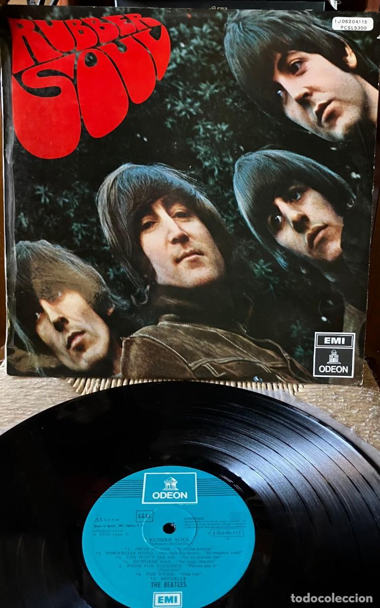 Discos de vinilo: THE BEATLES - RUBBER SOUL, LP reedic Spain 1974 stereo