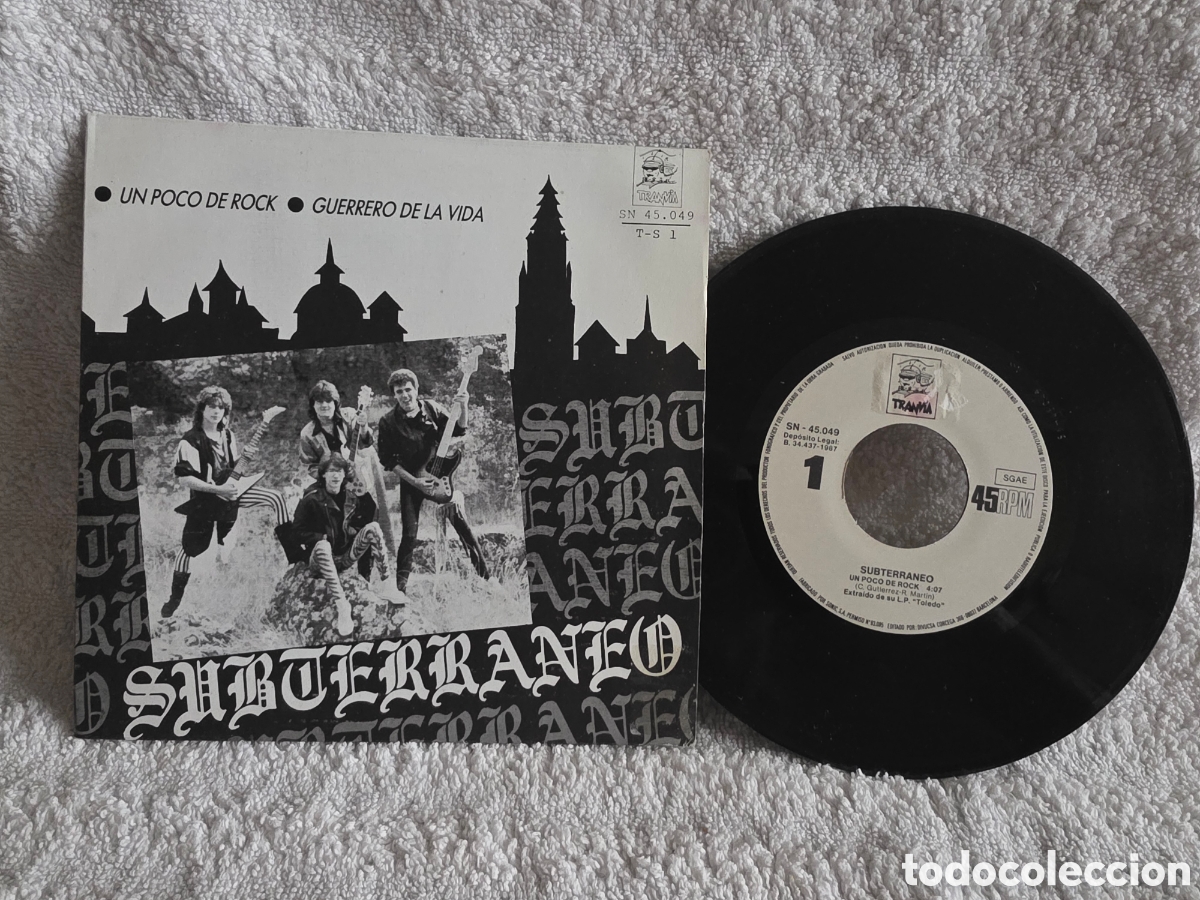 Discos de vinilo: Subterr&aacute;neo&nbsp;&ndash;&nbsp;Un Poco De Rock / Guerrero De La Vida 1987