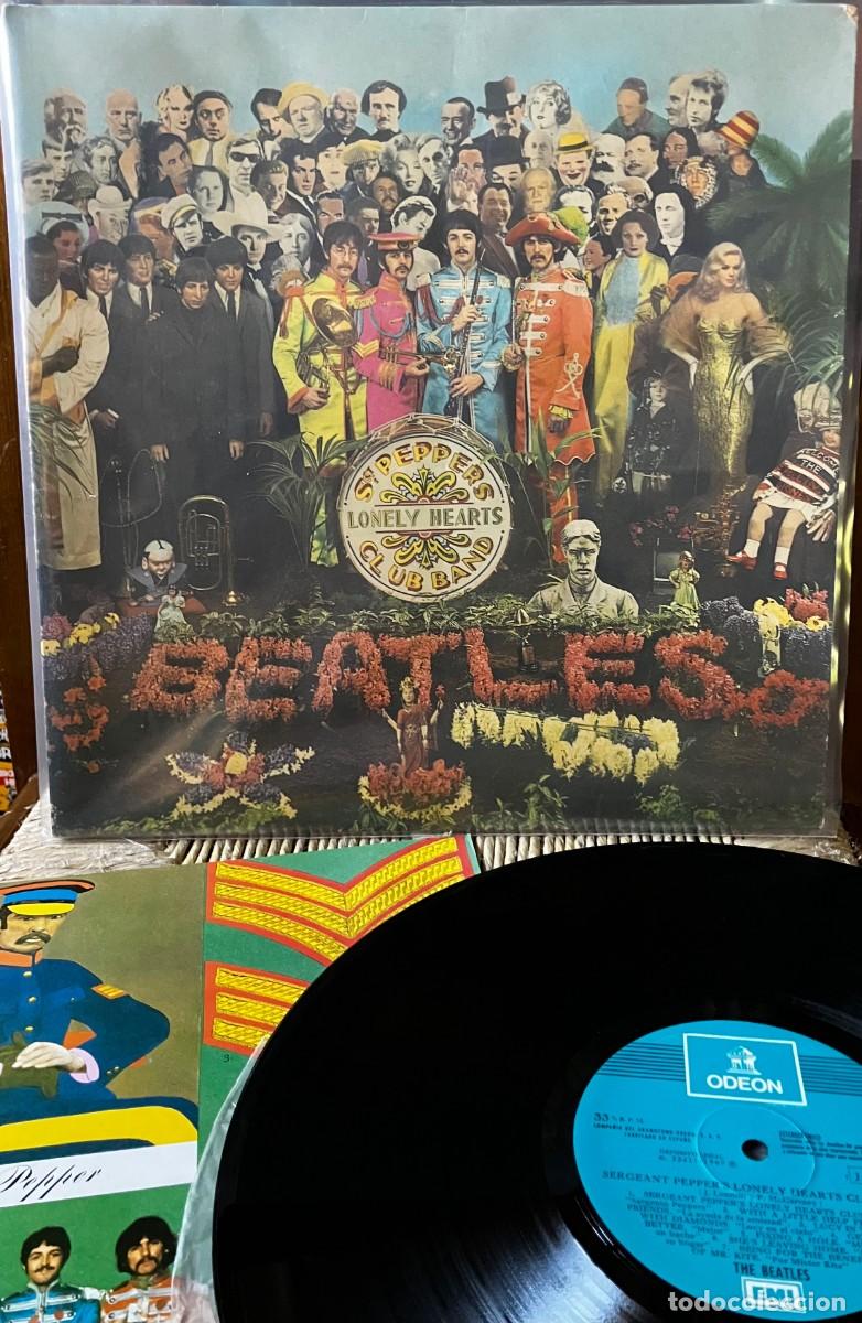 Discos de vinilo: THE BEATLES - SGT PEPPERS..., LP reedic Spain 1976 stereo