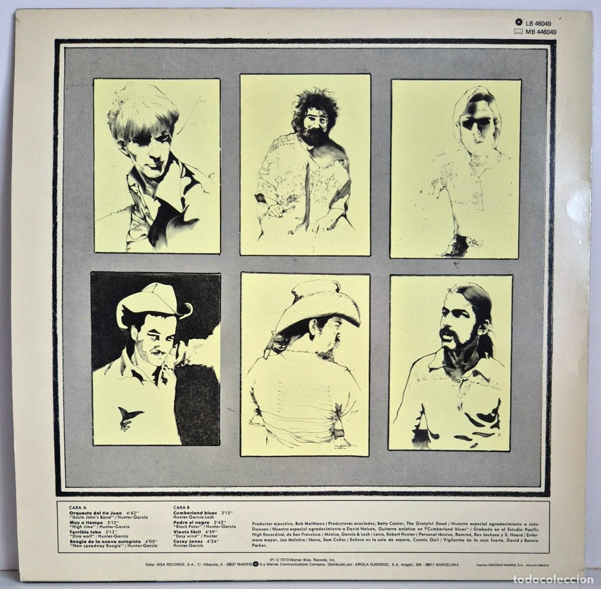 Discos de vinilo: The Grateful Dead - Workingmans Dead. LP vinilo - Foto 2