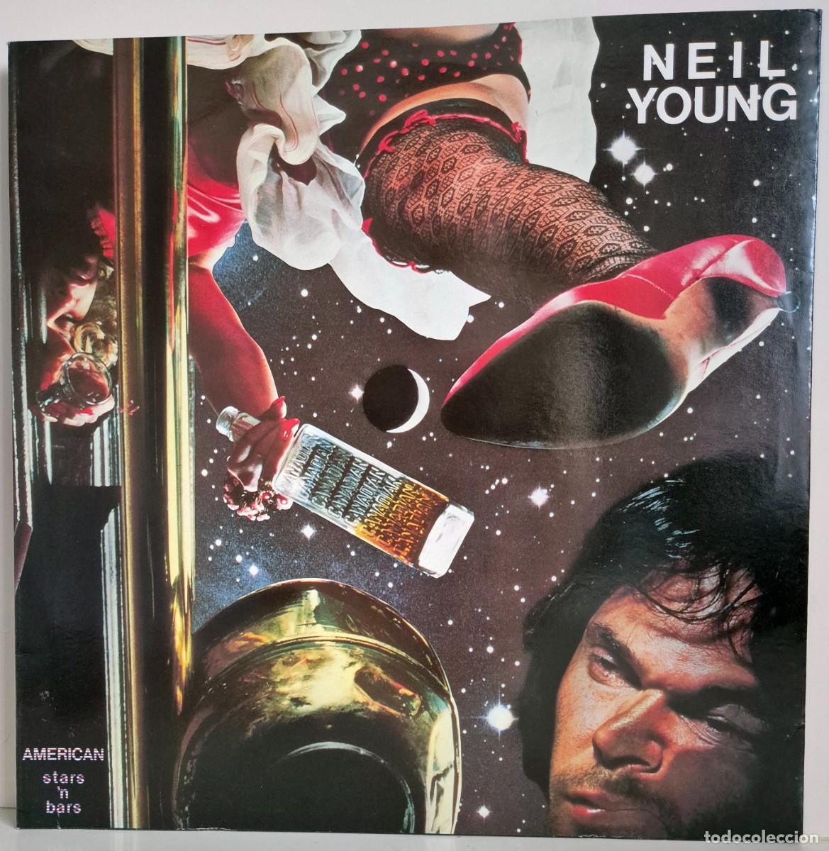 Discos de vinilo: Neil Young - American stars 'n bars. LP vinilo