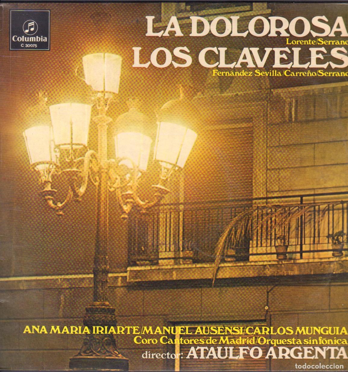 Discos de vinilo: LA DOLOROSA // LOS CLAVELES - CORO CANTORES DE MADRID (ATAULFO ARGENTA) / LP COLUMBIA RF-26822