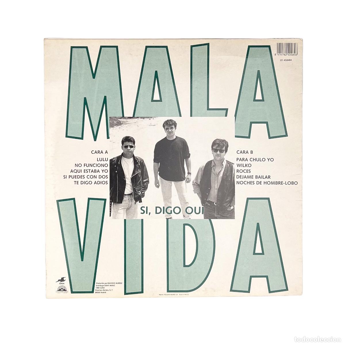 Discos de vinilo: LP. Mala Vida. Si, Digo Oui (VG+/VG+) - Foto 2