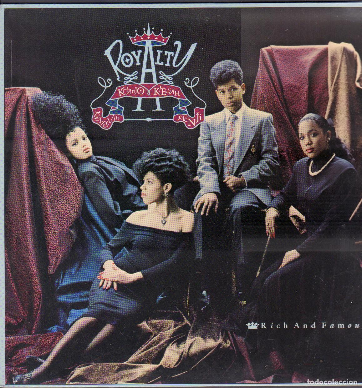 Discos de vinilo: RICH AND FAMOUS - ROYALTY / ANYONE IN LOVE, BILLY JACK, ROCK THIS STAGE.../ LP WB 1987 RF-26831