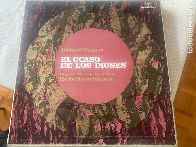 Discos de vinilo: El Ocaso de los Dioses, Richard Wagner ,Orquesta Filarm&oacute;nica de Berl&iacute;n, Herbert Von Karajan