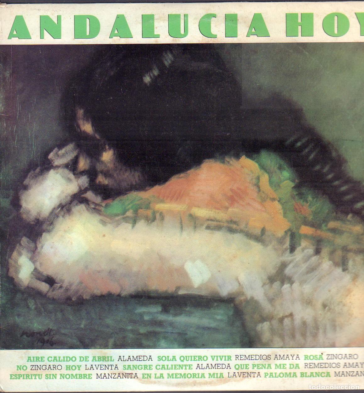 Discos de vinilo: ANDALUCIA HOY - ALAMEDA, REMEDIOS AMAYA, MANZANITA, LA VENTA..../ LP CBS 1981 RF-26842
