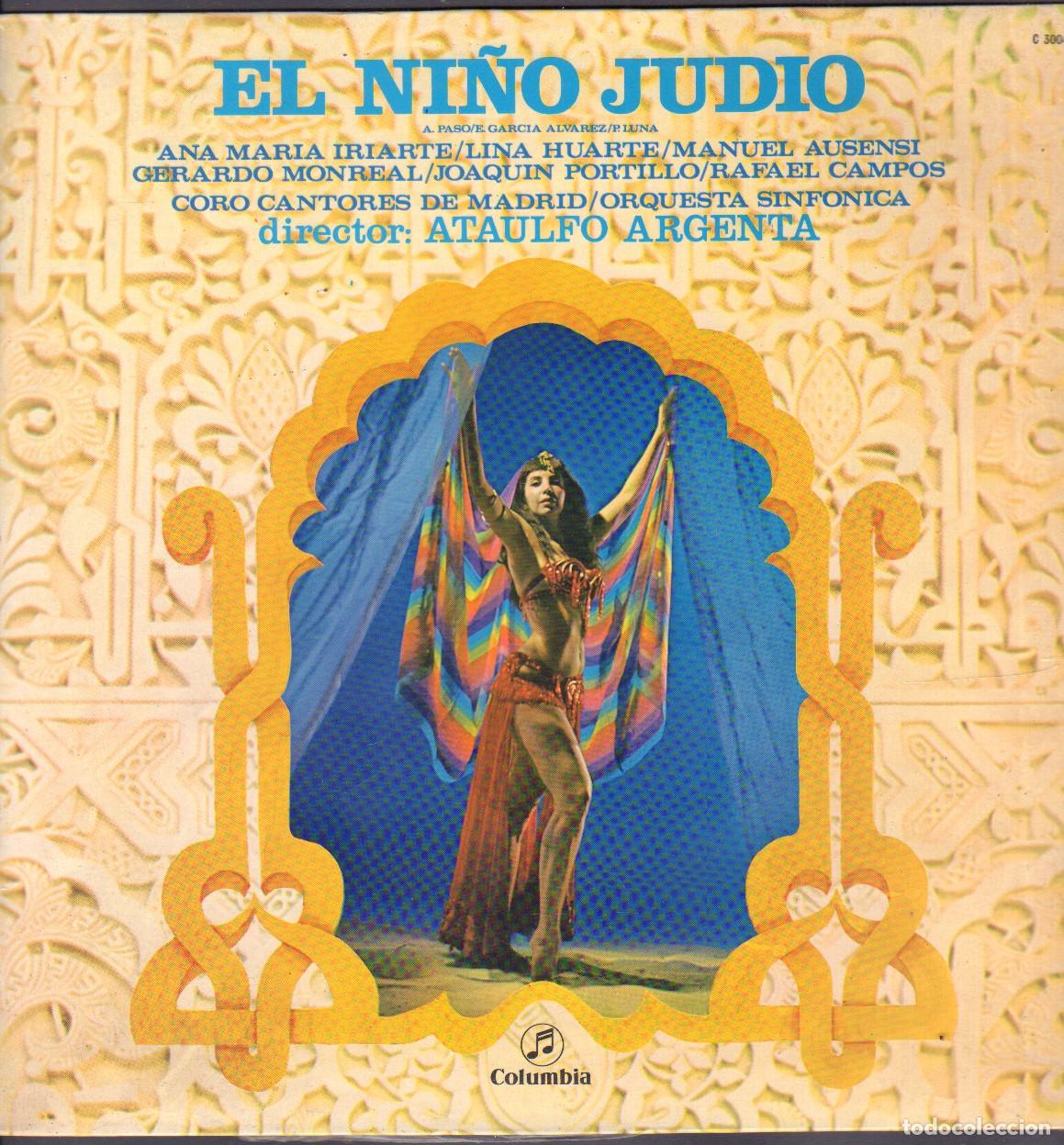 Discos de vinilo: EL NI&Ntilde;O JUDIO - CORO CANTORES DE MADRID / ORQUESTA SINFONICA / LP COLUMBIA 1967 RF-26844