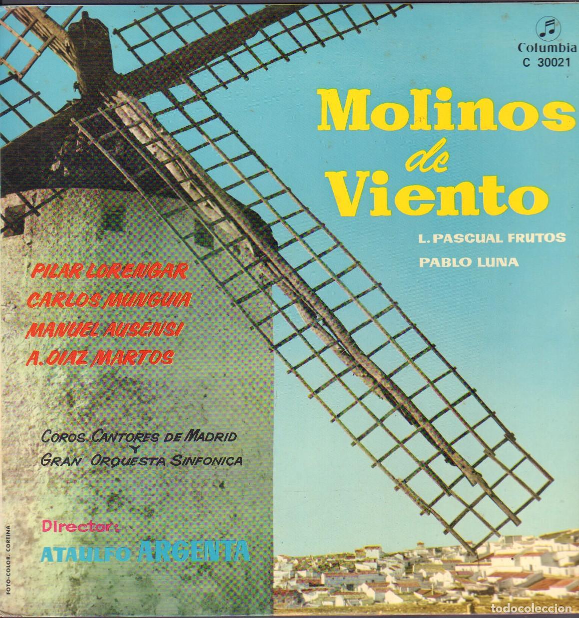 Discos de vinilo: MOLINOS DE VIENTO - COROS CANTORES DE MADRID (ATAULFO ARGENTA) / LP COLUMBIA RF-26849
