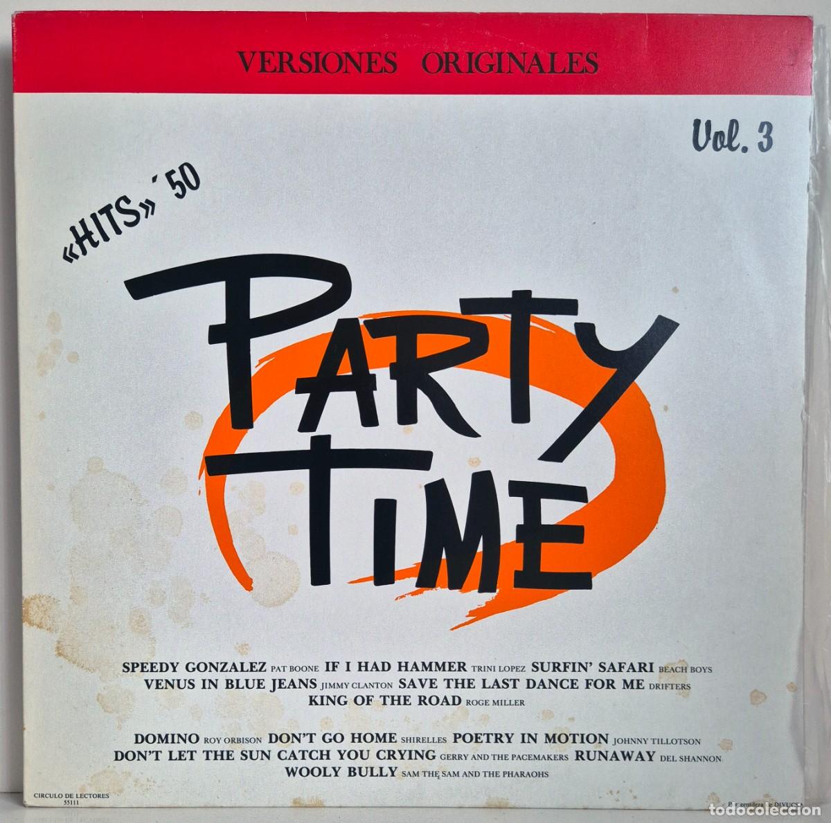 Discos de vinilo: VV. AA - Party Time. Vol. 3. Hits '50. LP vinilio. Recopilatorio