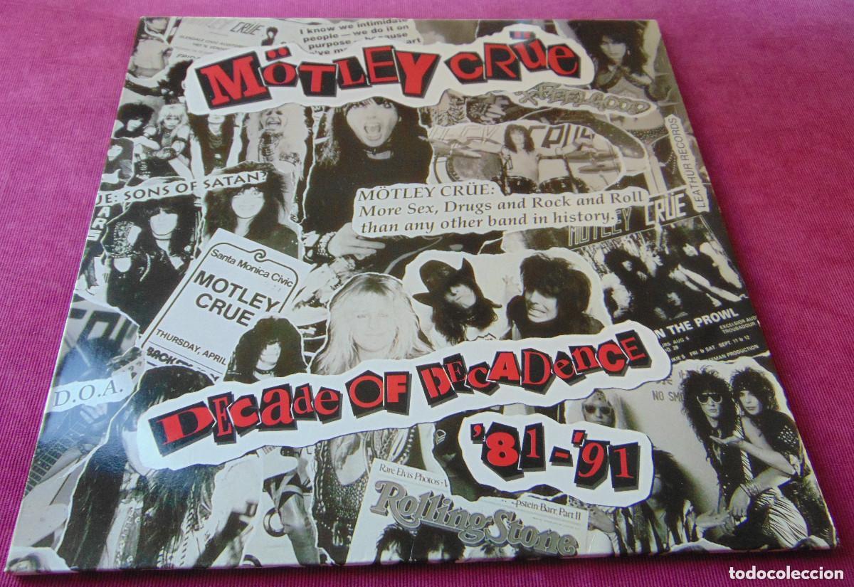 Discos de vinilo: M&ouml;tley Cr&uuml;e &lrm;&ndash; Decade Of Decadence '81-'91 - DOBLE LP EDICION EUROPEA
