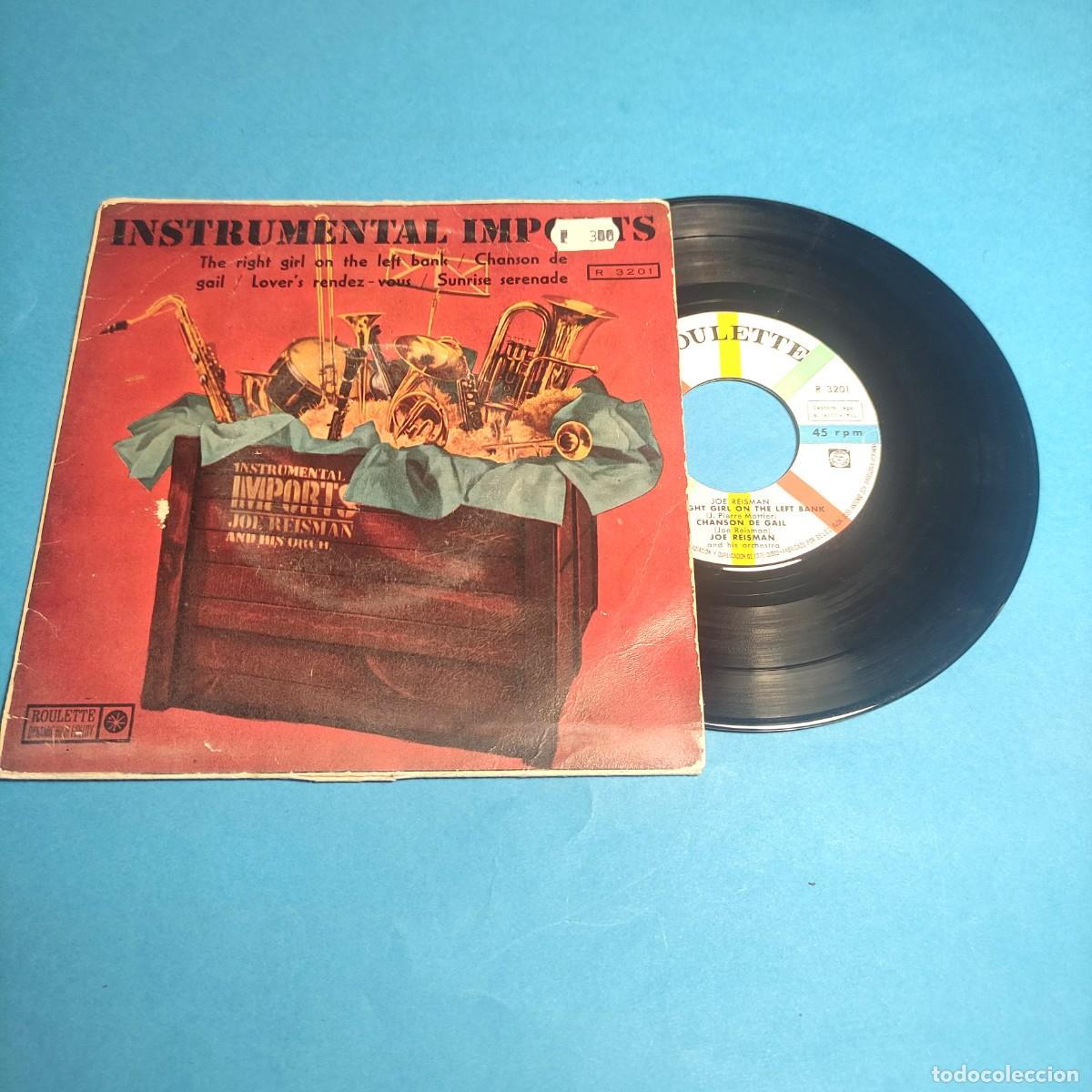 Discos de vinilo: Joe Reisman And His Orchestra &lrm;&ndash; Instrumental Imports ** EP 4 CANCIONES **juani