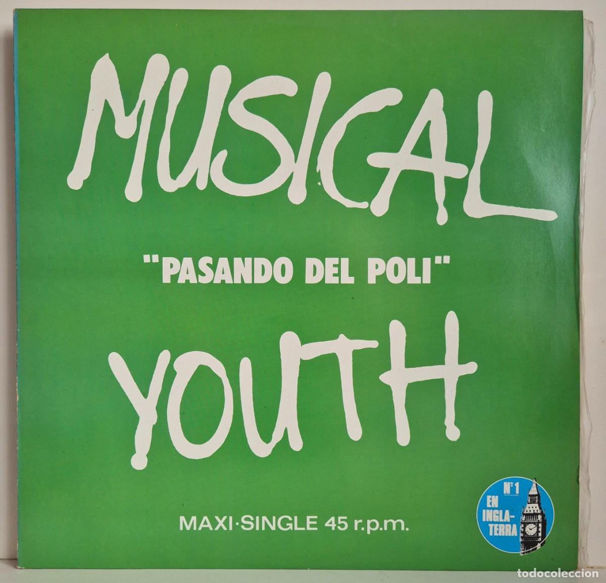 Discos de vinilo: Musical Youth - Pass The Dutchie (Pasando del Poli) / Please Give Love A Chance. Maxi single 45 rpm