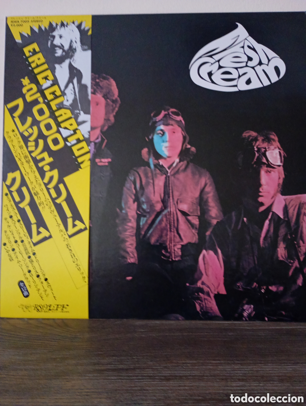 Discos de vinilo: Cream, Fresh cream MWA 7005. Made in Japan + Obi y encarte.