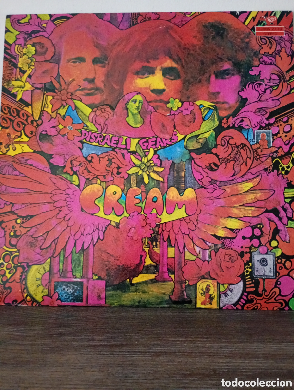 Discos de vinilo: Cream. Disraeli gears MW 2130. Made in Japan.