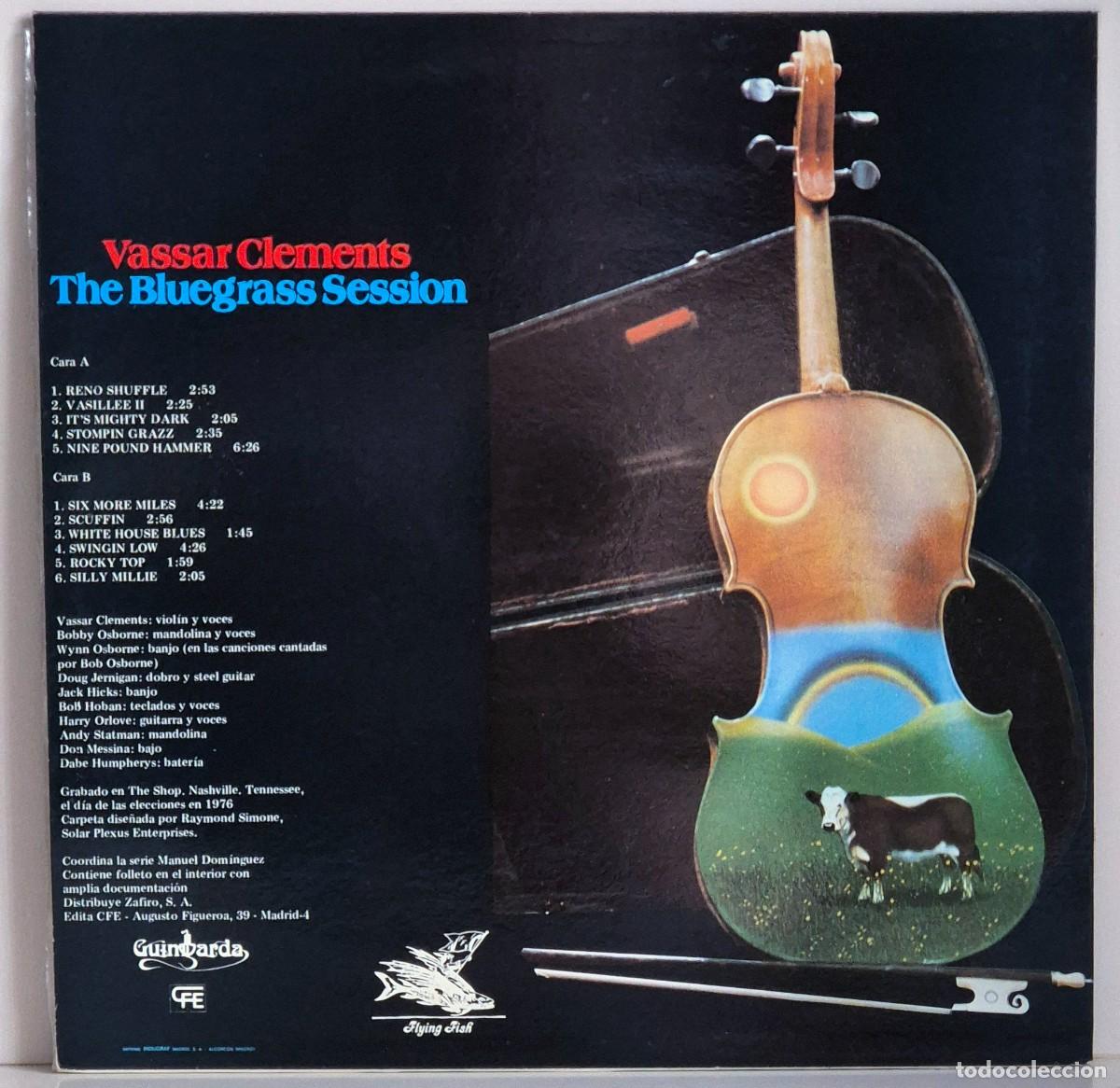 Discos de vinilo: Vassar Clements - The Bluegrass Session. LP vinilo - Foto 2