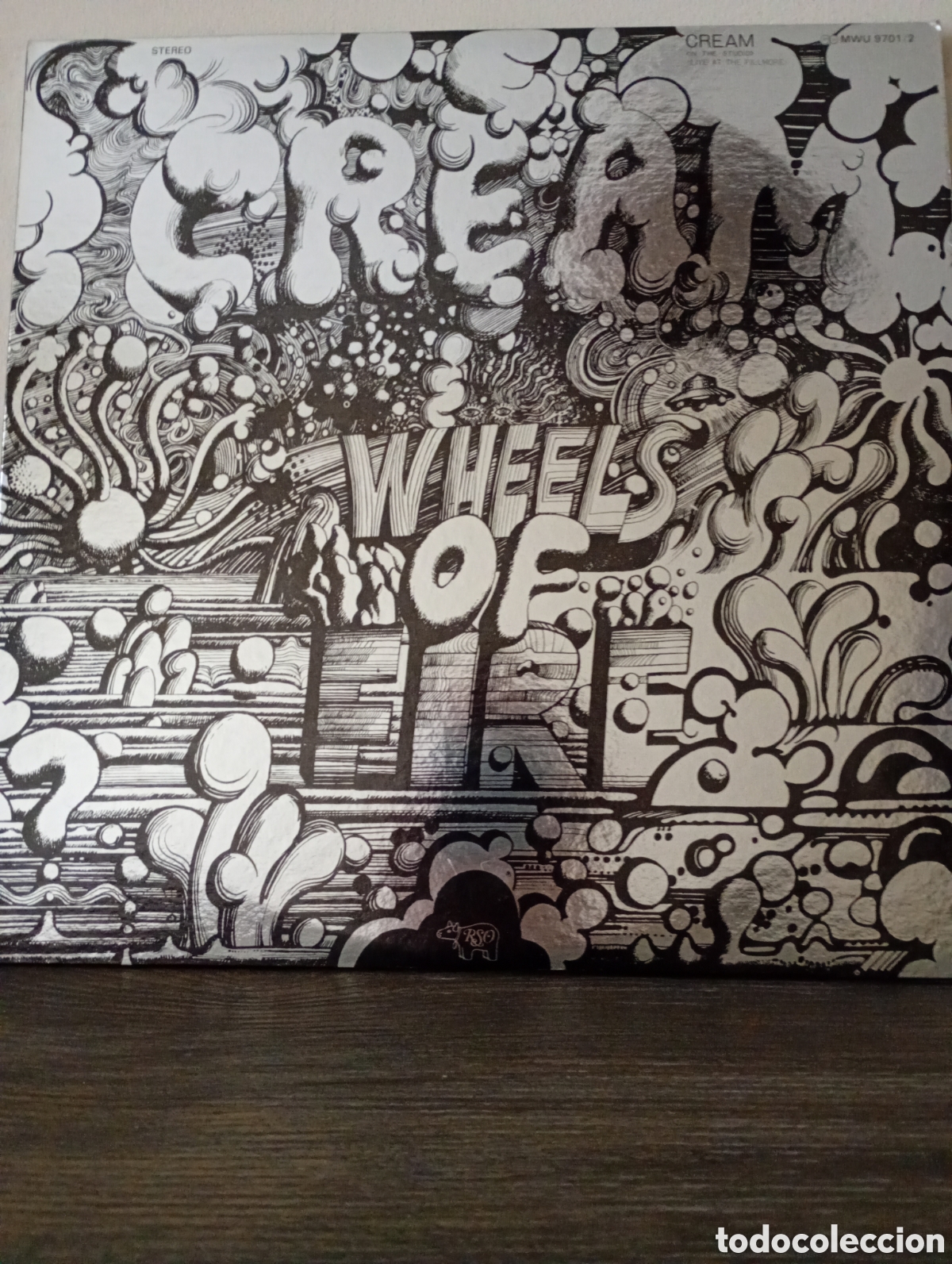 Discos de vinilo: Cream, Wheels of Fire MWU 9701. Made in Japan 2 LP.