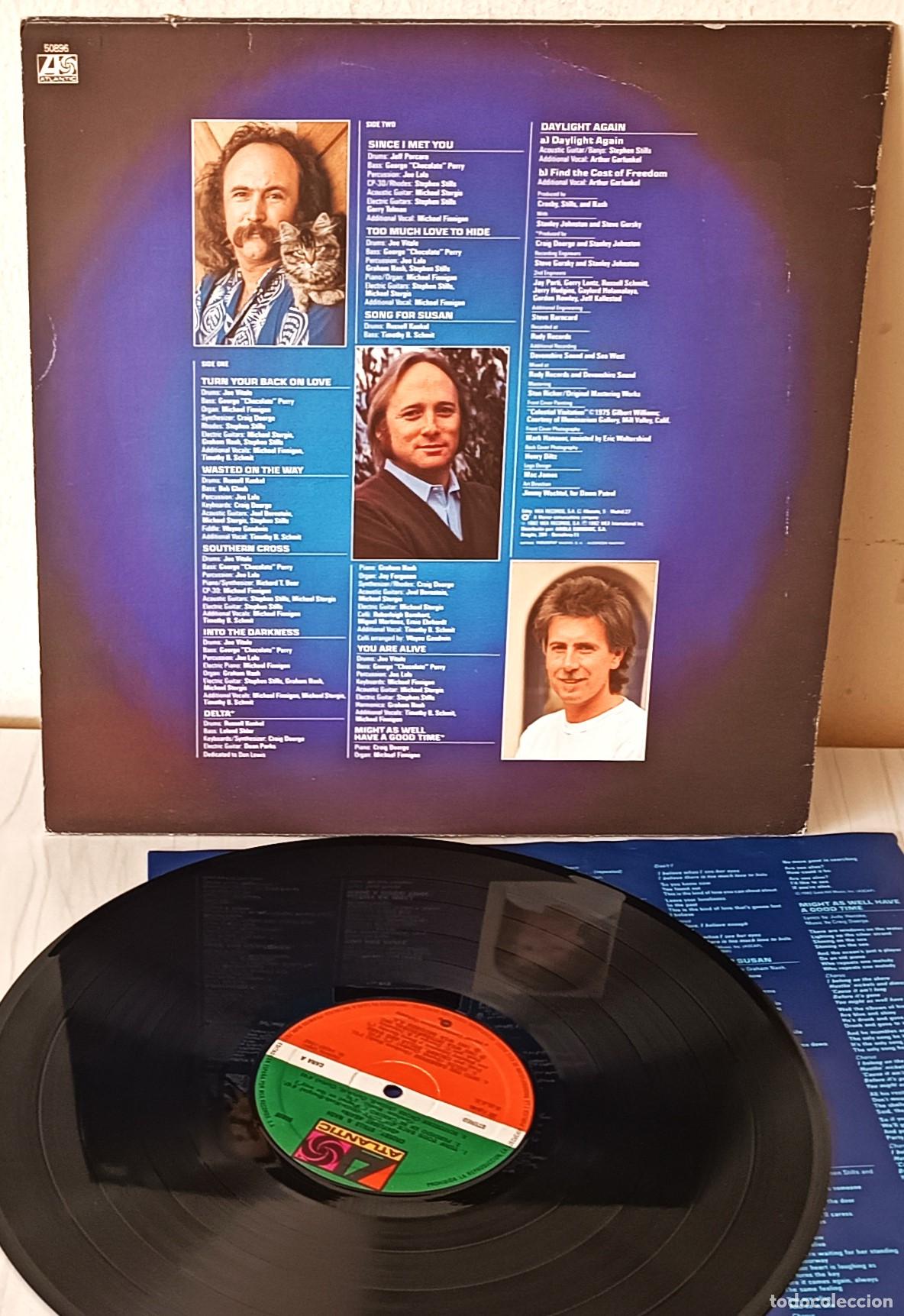 Discos de vinilo: CROSBY, STILLS & NASH - DAYLIGHT AGAIN ATLANTIC - 1982 - Foto 2